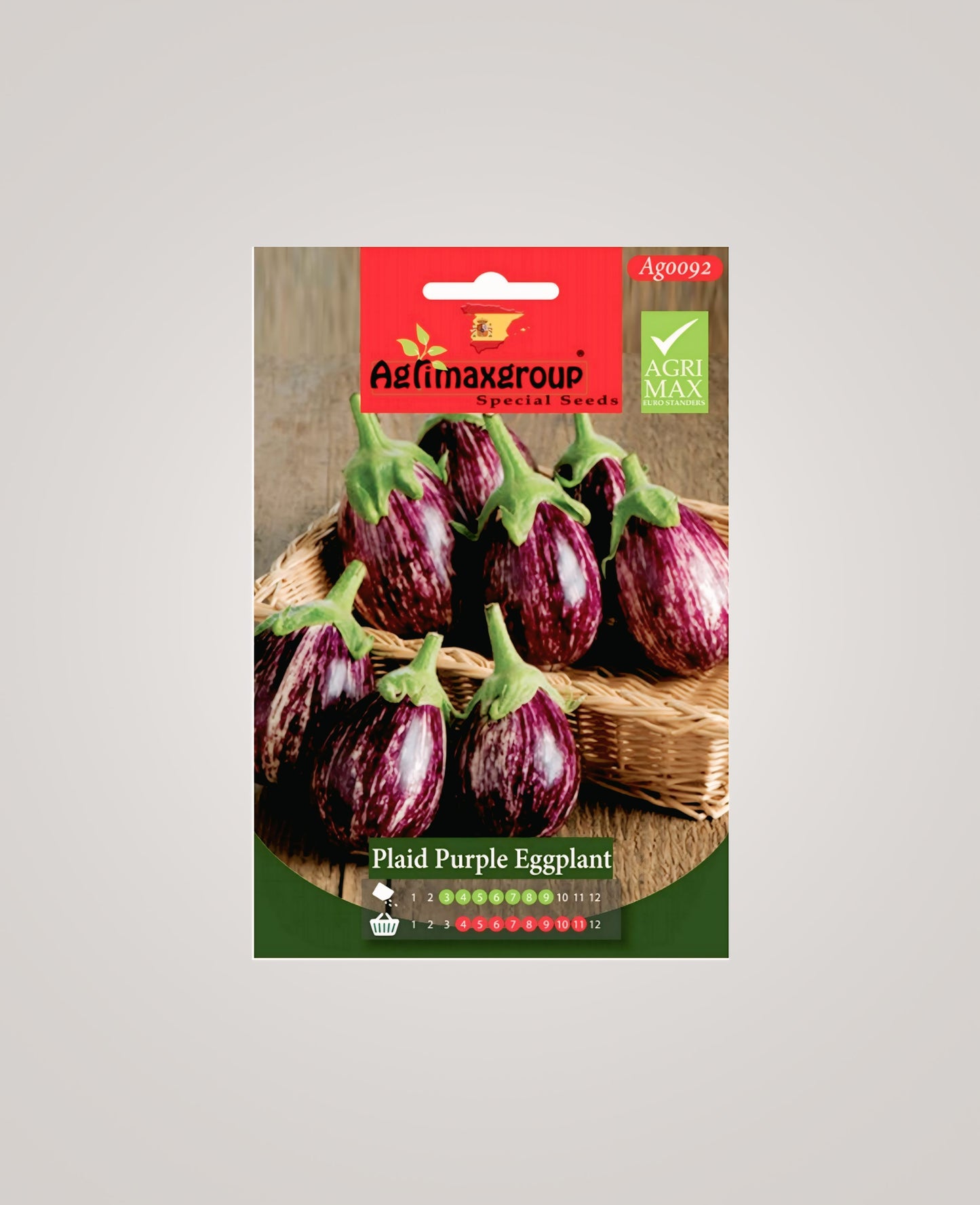 Plaid Purple Eggplant Seeds
