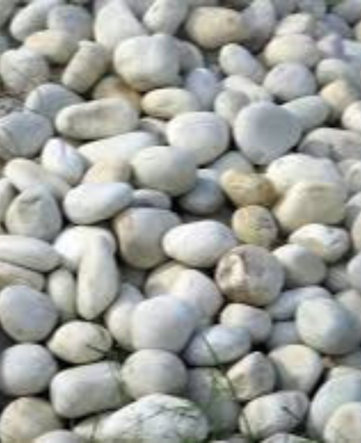 River Pebbles White