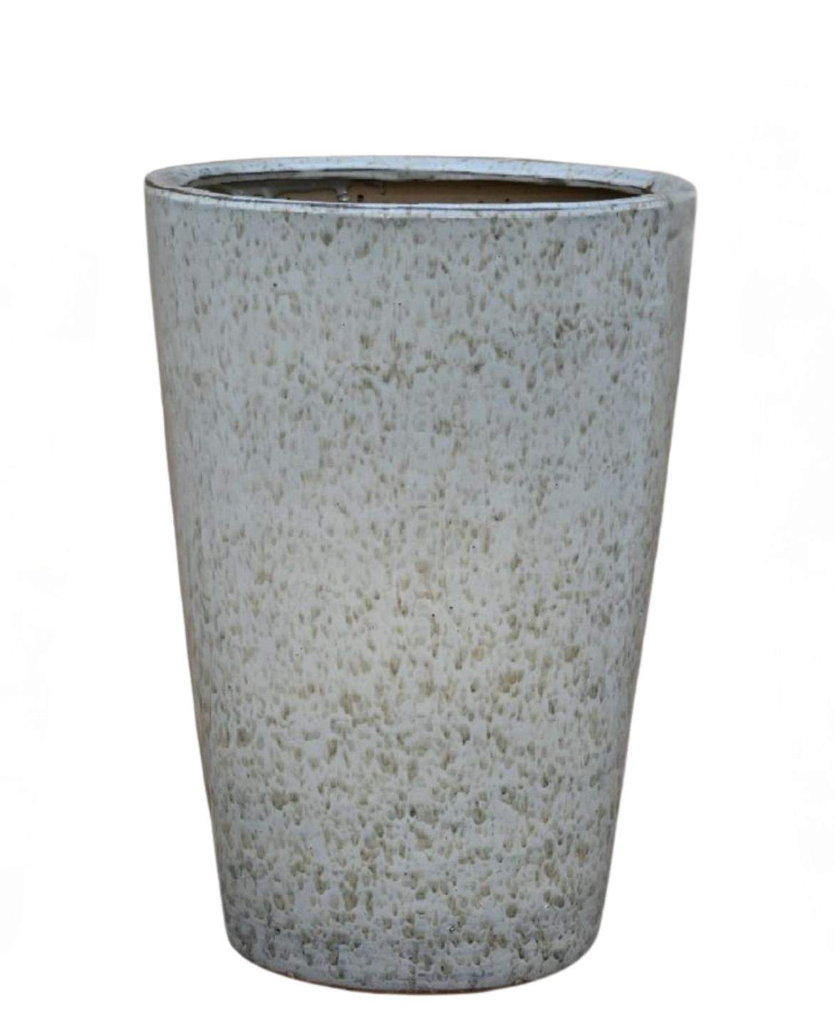 Beige Dotted Ceramic Pot