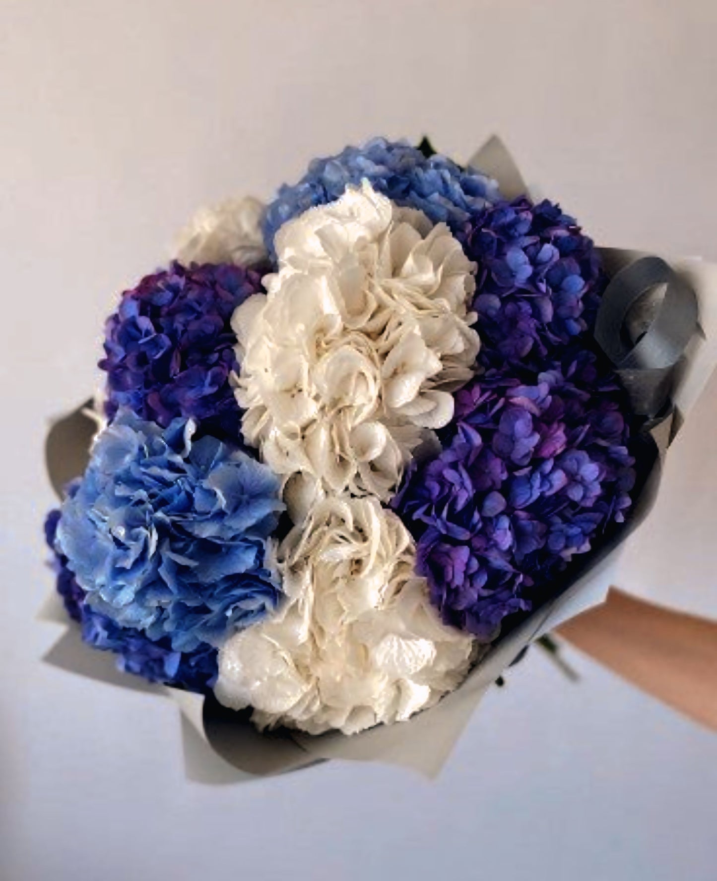 Blue and White