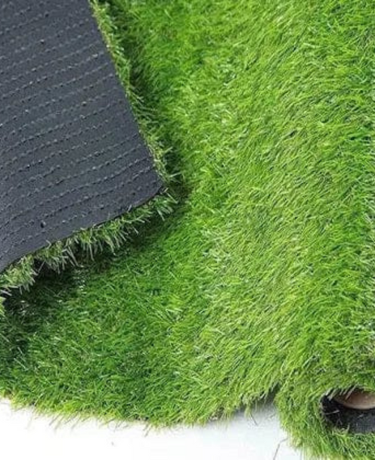 Green Polyster Uv Resistant Artificial Lawn Grass