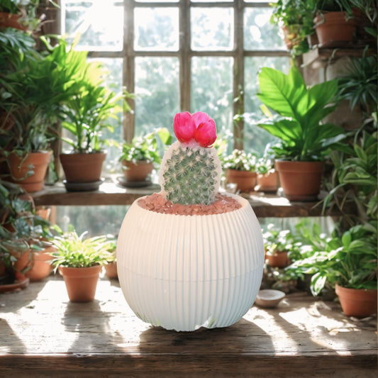 Cactus Dry Flower with Ball Pot
