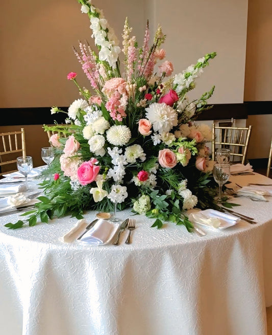 Coloring Table Flowers Online