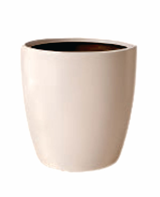 Glaze White Ceramic Pot