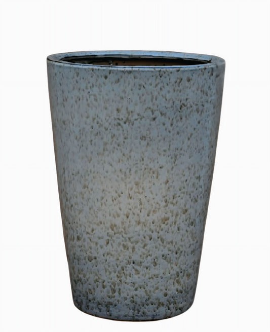 Beige Dotted Ceramic Pot