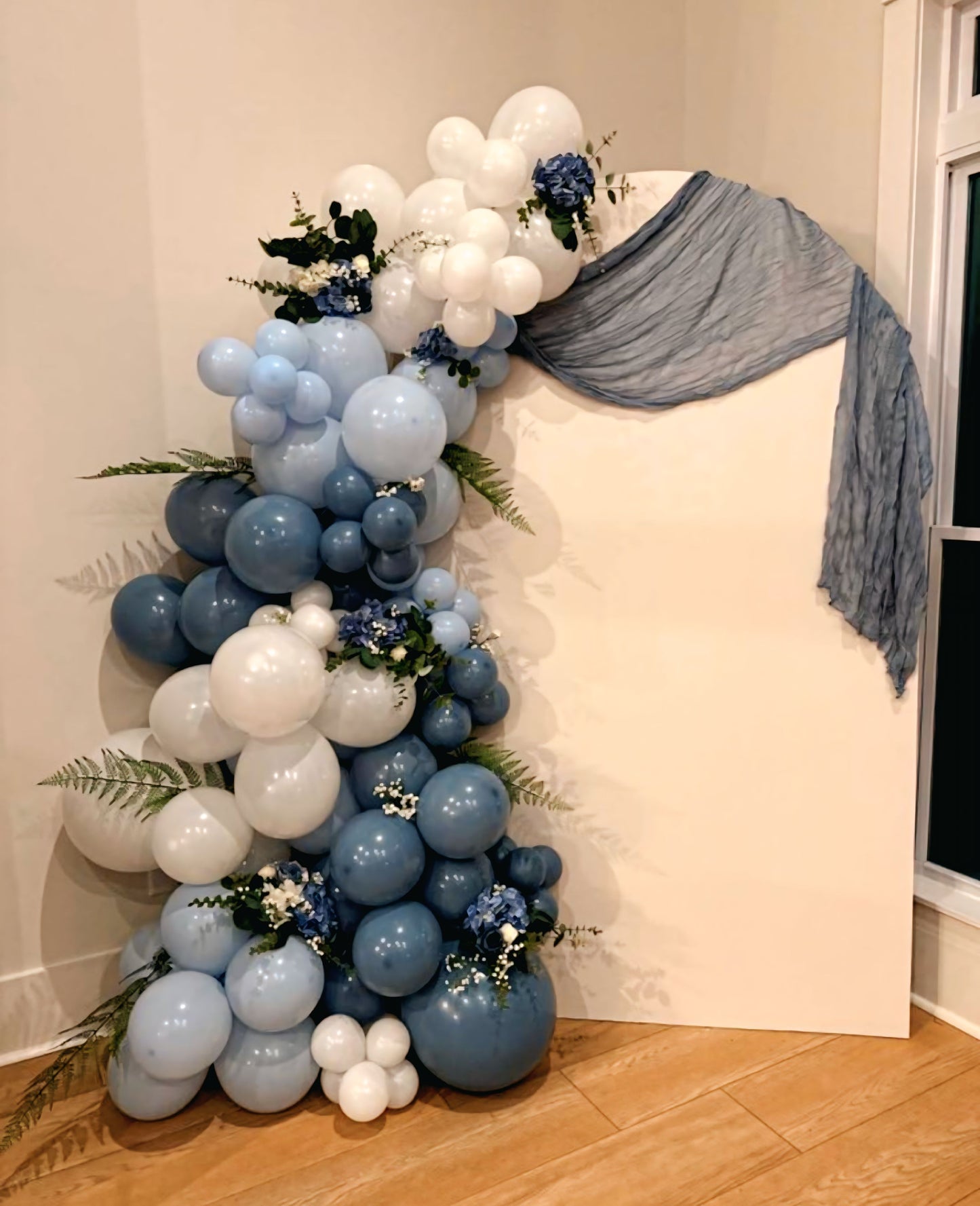 Baby Blue Flower Arrangement in Dubai