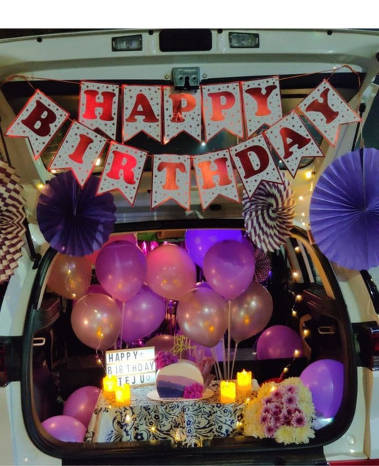 Birthday in the car