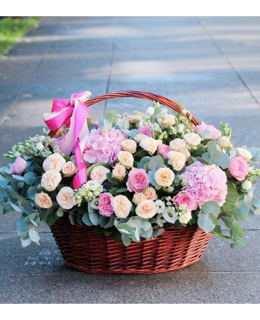 Mixed Pink Basket