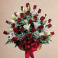 Red Basket Flower Arrangement Delivery in Dubai