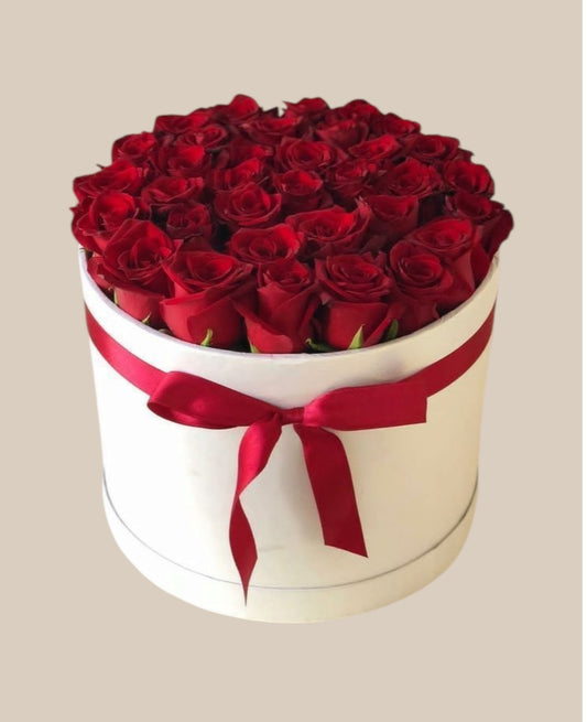 Red Round box