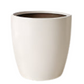Glaze White Ceramic Pot
